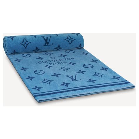 louis vuitton beach towel blue|louis vuitton bath towel set.